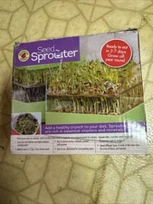 2-Tiered Indoor Seed Sprouter Counter-Top Growing Kit Gardening Material