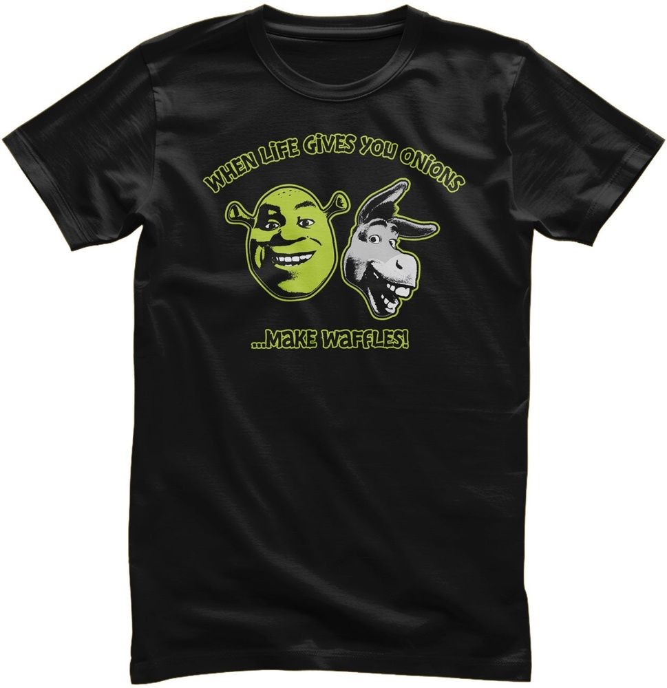 Shrek T-Shirt Make Waffles UV-1-SHK007