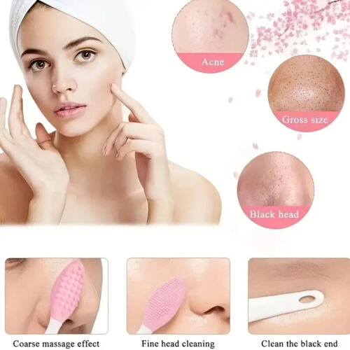 3x Lippen Pinsel Bürste Reinigung Peeling Cleaning Mitesser Beauty Kosmetik Set - Bild 7 von 9