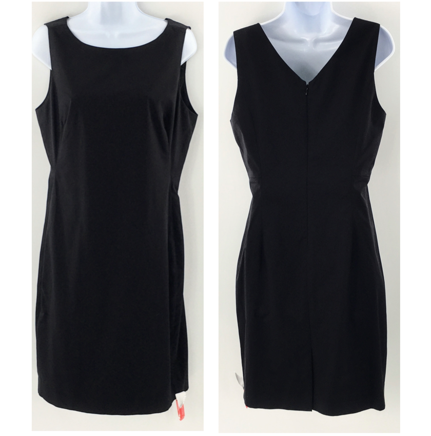 Theory Sleeveless Sheath Dress Black Stretch Cotton Fitted Midi Betty 2B Sz 10 | eBay Theory Sleeveless Sheath Dress Black Stretch Cotton Fitted Midi Betty 2B Sz 10 | eBay
