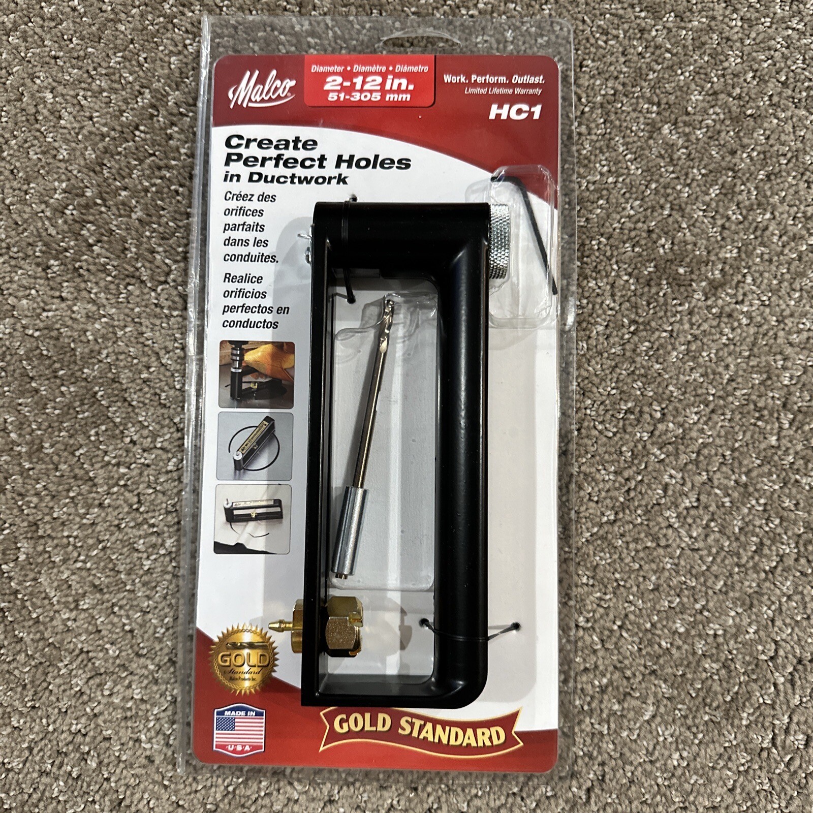 Malco HC1 2 in. to 12 in. Sheet Metal Hole Cutter eBay