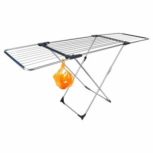 Flügel-Wäscheständer 20m klappbar +Klammerkorb Wäschetrockner