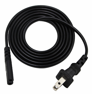 5Ft AC 2 Prong POWER CABLE CORD for Excelvan LED LCD Projector