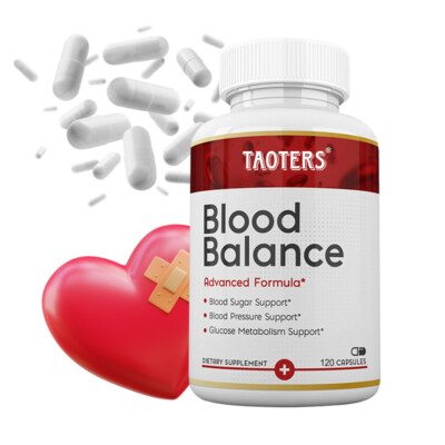 Blood Balance - Blood Sugar & Blood Pressure Supplement - 30/60/120 Capsules