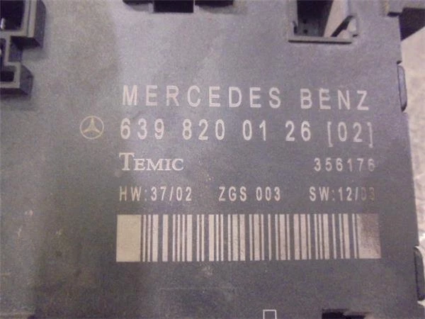 6398200126 Centralina Check Control Mercedes-Benz Vito / Mixto Furgon (W639) 109 - Immagine 2 di 4