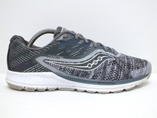 Saucony Ride 10 Women's Running Shoes S-10373-20 Grey/White/Black Sz 11 US