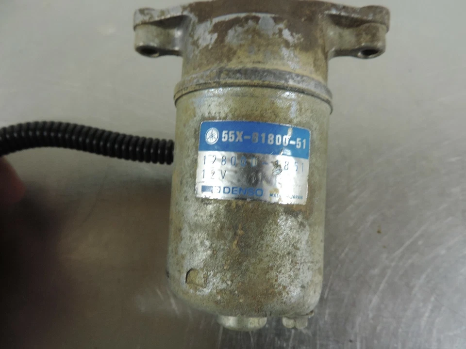 Yamaha Champ 100 Moto 4 1990 motor de arranque eléctrico OEM Foto 3 de 4