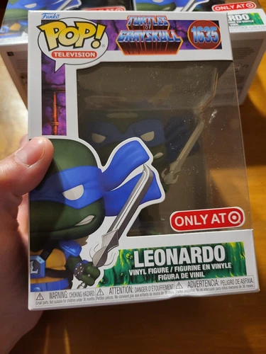 Funko Pop TMNT Turtles of Grayskull LEONARDO #1635 TARGET READ