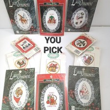 Vintage SEALED Counted Cross Stitch Kits YOU CHOOSE Holiday Christmas Ornaments