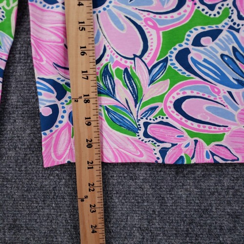 Lilly Pulitzer Top Girls 14 Pink Mini Sammy Pajama Sleepwear Floral Long Sleeve - Picture 4 of 10