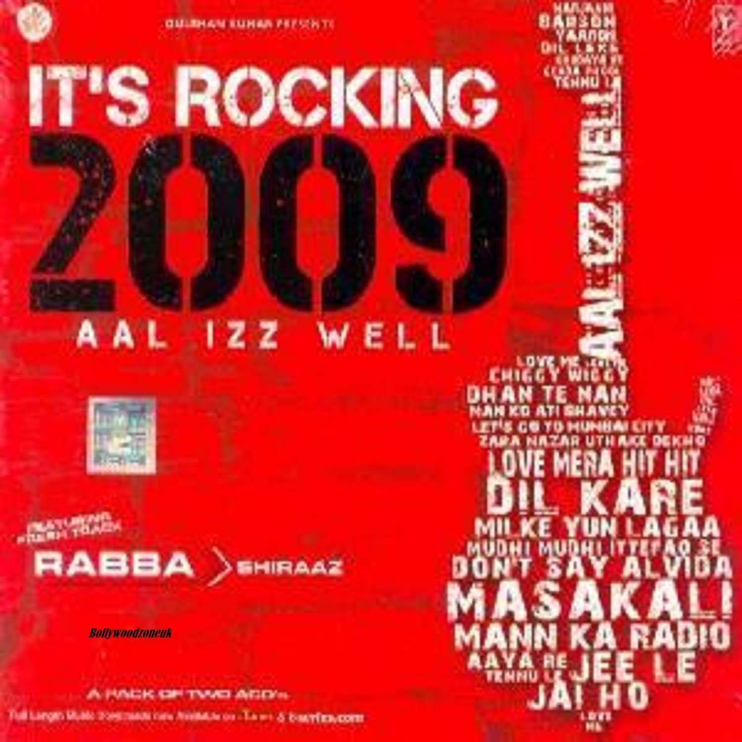 IT'S ROCKING 2009 - NEW BOLLYWOOD COMPILATION 2CDs SET - FREE UK POST