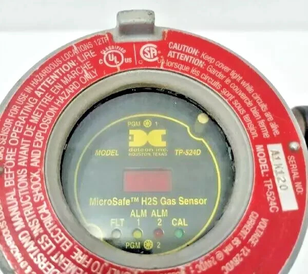 HUBBELL KILLARK 16431AAEB TP-524C WITH DETCON TP-524D MICROSAFE H2S GAS SENSOR - Image 2 of 4