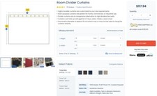 coversandall Premium Room Divider Curtain, 8ft Tall x 15ft Wide NO RODS