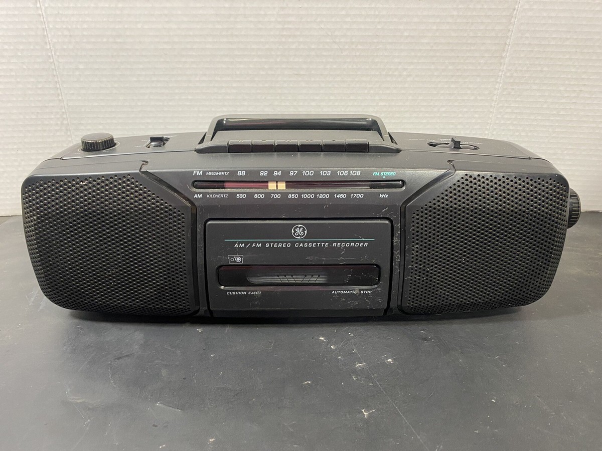Vintage GE AM/FM Stereo Cassette Recorder Boombox Model 3-5620A | eBay
