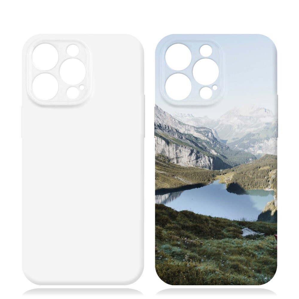 10pcs Blank 3D Film Sublimation print Hard phone Case For iPhone 15 Pro max