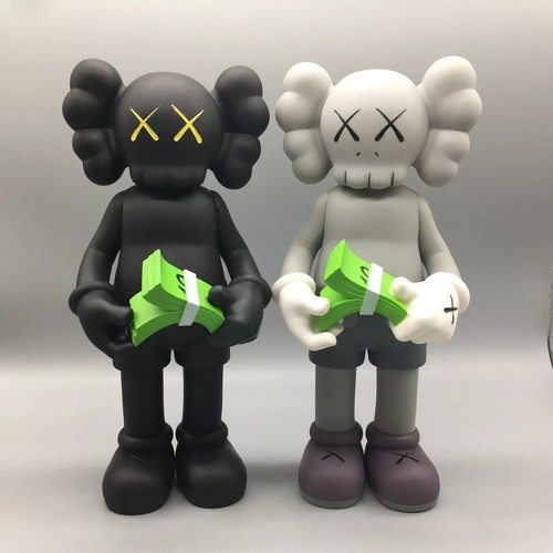 Kaws Companion Counting Money Action Figure Statue 12in Art Decor Gift for Fans - Picture 2 of 12