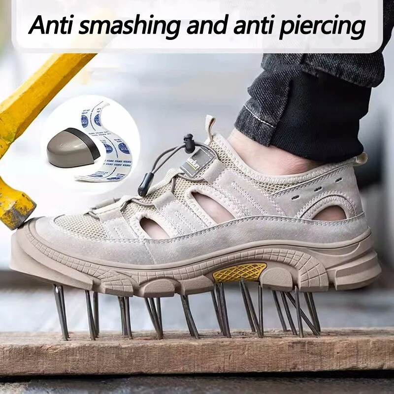Chaussures de sécurité légères et anti-écrasement avec coque - 4