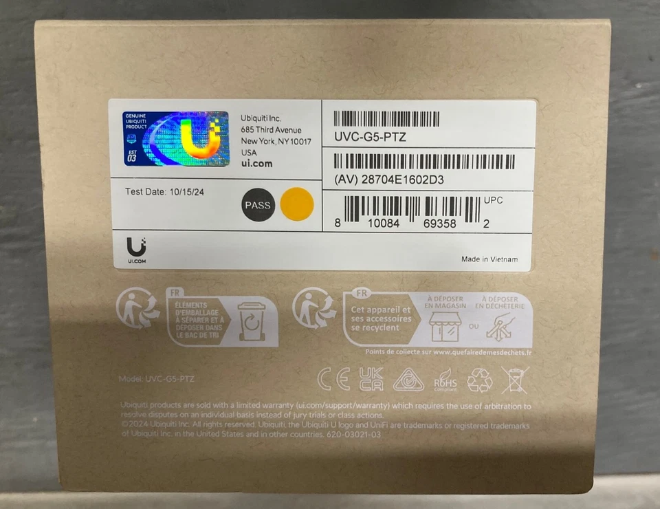 NEW SEALED - Ubiquiti UniFi G5 PTZ Camera UVC-G5-PTZ - Image 2 of 3