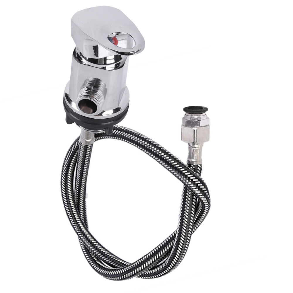 Shower Mixer Tap Outlet 1/2" with Push Fit Tails For Caravan Motorhome