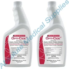 *2-Bottles* Micro-Scientific Opti-Cide 3 Disinfectant Sanitizer 24 Oz OCP12-024