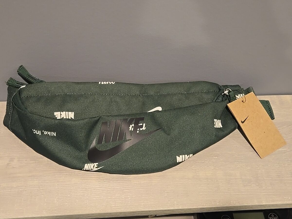 Nike Heritage Fanny Pack Hip Belt Bag Green Mens Womens Nike Heritage Fanny Pack Hip Belt Bag Green Mens Womens