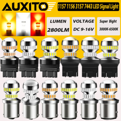 AUXITO LED Turn Signal Light Bulb Anti Hyper Flash 3156/3157/7440/7443/1156/1157