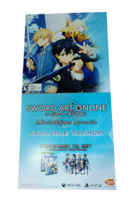 Sword Art Online Alicization Lycoris Promotional Poster (2 pcs) - 48'' x 24'' 