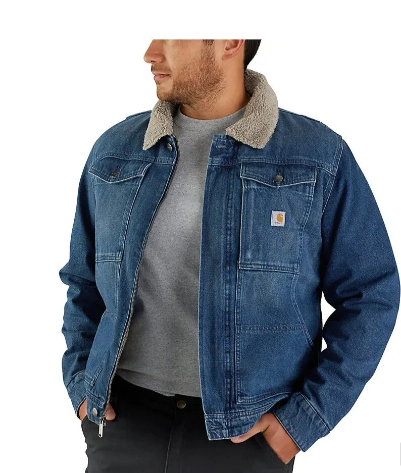 HUGO Indigo Relaxed-fit Denim Jacket in Blue for Men | Lyst