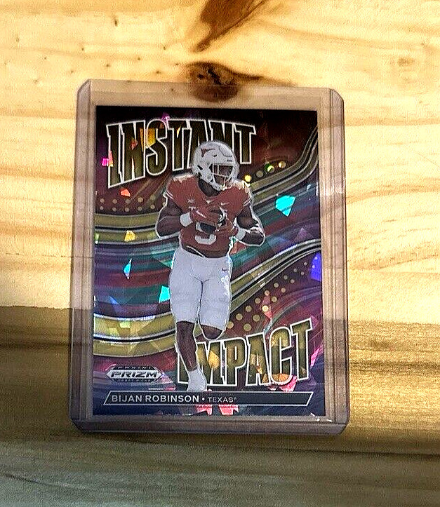 2023 Bijan Robinson Panini Prizm Football Instant Impact Texas