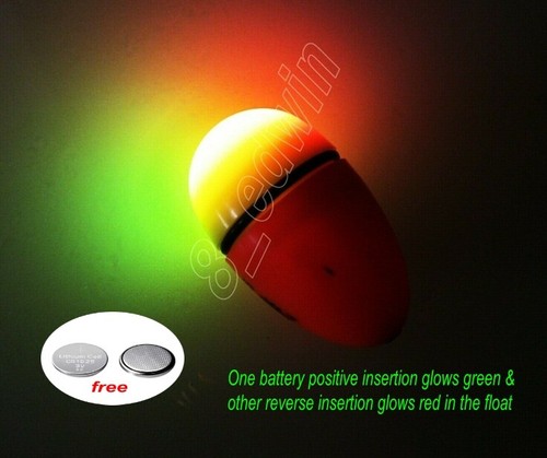 LED Electric Awa Abo fishing Float Glowing Bobber Warehou Hairtail #0.5 to #5.0 - Bild 20 von 62