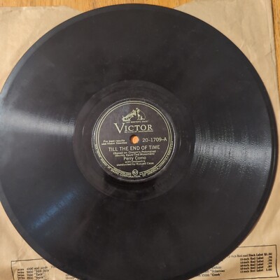 10'' 78 RPM-Perry Como-Till the End of Time/That Feeling In the Moonlight/20-1709