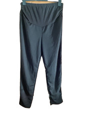 Shein Size L Black Maternity Stretch Leggings Ruched Adjustable Waist