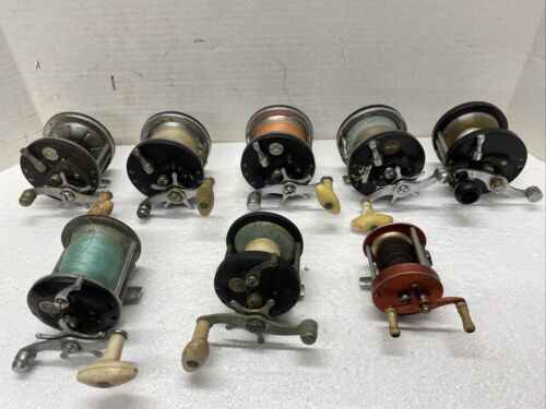 VINTAGE OCEAN CITY BAY CITY BAITCASTER FISHING REEL USA MADE PARTS OR  REPAIR