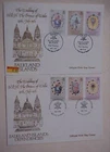 FALKLAND ISLANDS  & DEF 2 DIFF. FDC PRINCESS DIANA 1981 CACHET UNADDRESSED