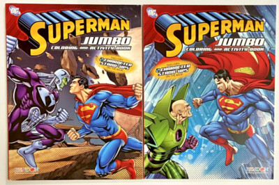 SUPERMAN Jumbo Coloring & Activity Books Brainiac Lex Luthor eBay