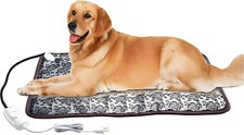 Dog Heating Pad Large Heated Dog Bed Outdoor Indoor House,Continuous High  Low