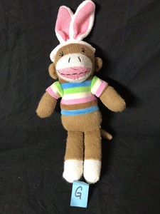 easter sock monkey