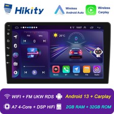 10.1 Zoll 2 DIN Apple Carplay Autoradio Android 15 Auto 2+64G GPS Navi FM RDS BT