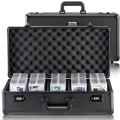 VEVOR 162 PSA Graded Card Storage Box 5 Slots Sports Card Holder