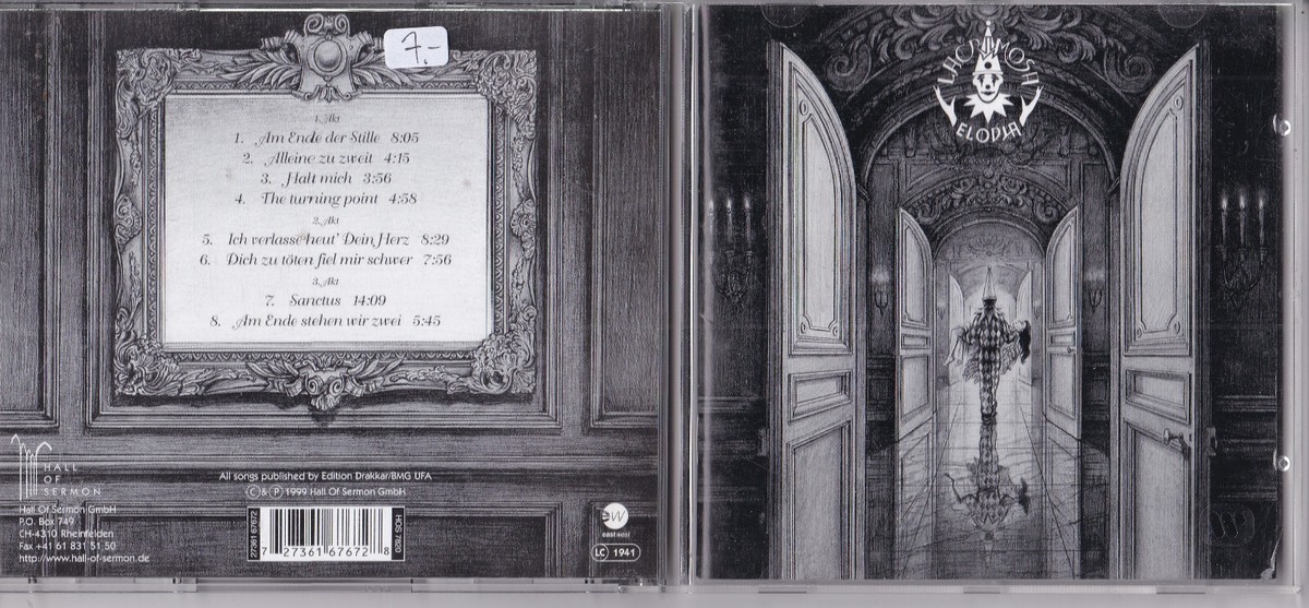 Lacrimosa -Elodia- CD Hall Of Sermon | eBay