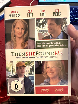 DVD THEN SHE FOUND ME - MATTHEW BRODERICK & HELEN HUNT - Romantik-Komödie