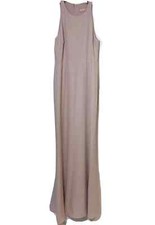 Show Me Your Mumu Chicago High Neck Gown Bridesmaid M Pink Long Sleeveless