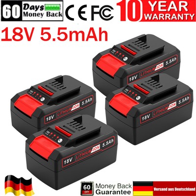 1-10x 5,5Ah Ersatzakku Für Einhell 18V Akku POWER X-CHANGE Lithium PXC Batterien