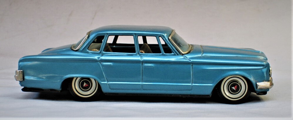 Vintage 1963 Plymouth Valiant - Friction Tin Toy Car - Made Vintage 1963 Plymouth Valiant - Friction Tin Toy Car - Made