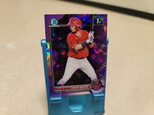 2022 Bowman Sapphire Chrome Edgar Quero 1st Purple Refractor /25 T8232