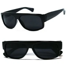 Black Locs Sunglasses Super Dark Lens Mad Doggers Cholo Lowrider OG Gafas Shades