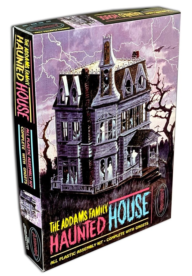 Aurora ADDAMS FAMILY HAUNTED HOUSE Model Kit BOX (BOX ONLY- NO KIT