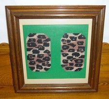 Framed Needlepoint Picture - Giraffe