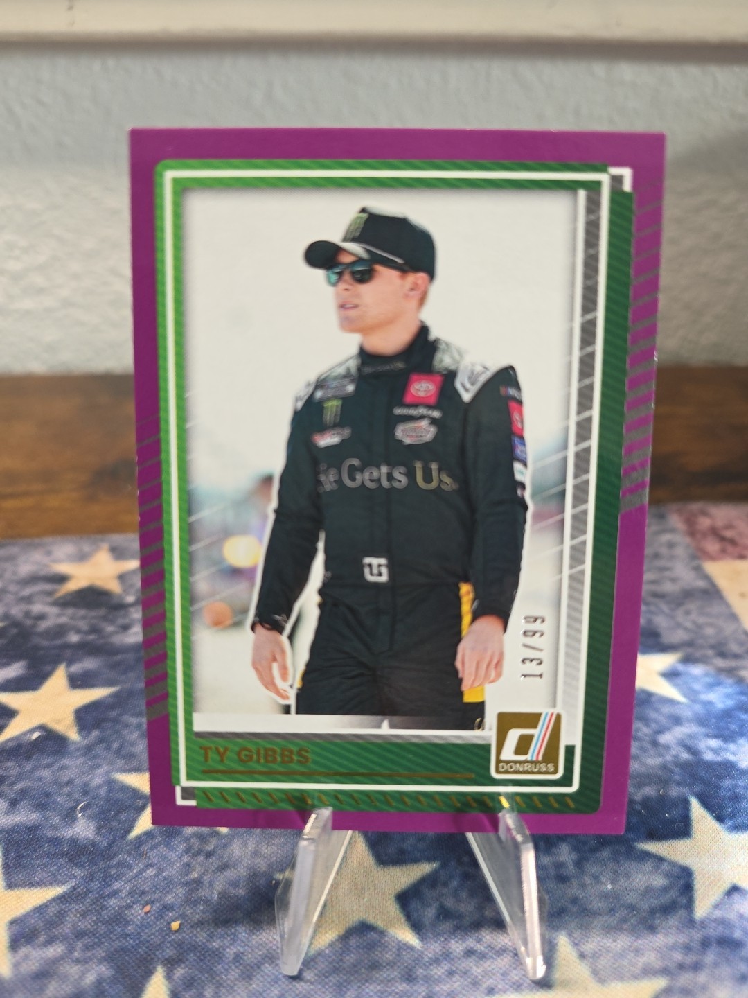 2025 Donruss Racing #58 Ty Gibbs Purple /99