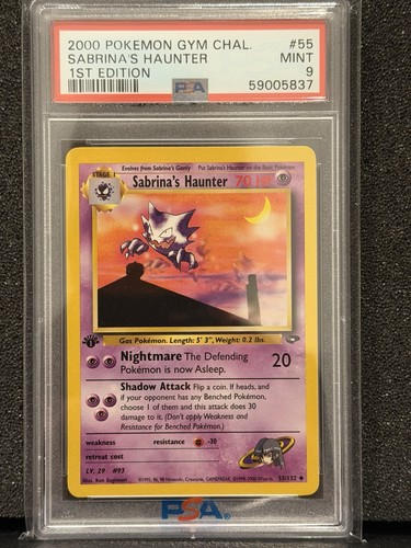 Sabrina's Haunter (1st Edition) graded PSA 9 for sale on eBay